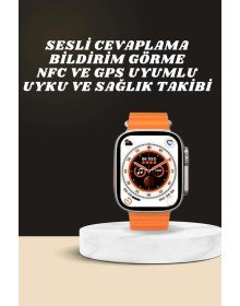 Yeni Nesil Ultra Akıllı Saat Adımsayar Uyku Takibi Nabız Sensörü