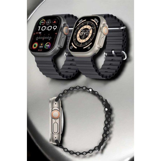 Yeni Nesil Ultra Akıllı Saat Titreşimli, Uyku & Sağlık Takibi, Çift Kordon Yeni Nesil Ultra Akıllı Saat Titreşimli, Uyku & Sağlık Takibi, Çift Kordon