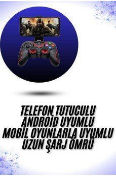 Yeni Nesil X3 Gamepad Android Uyumlu Telefon Tutucu Özellikli Joystick