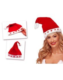 Yılbaşı Özel Işıklı Noel Baba Şapkası