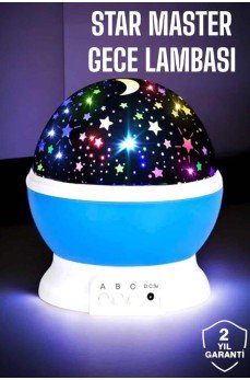 Yıldızlı Gökyüzü Projeksiyon Gece Lambası Hareketli Işık Şovu Yıldızlı Gökyüzü Projeksiyon Gece Lambası Hareketli Işık Şovu