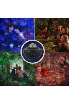 Yıldızlı gökyüzü Projektörü Uzaktan kumandalı Çocuklara Özel Şarjlı