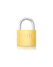 YMK Eko Sarı Boyalı Kısa Kancalı Asma Kilit 25mm