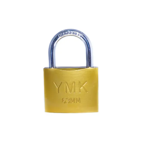 YMK Eko Sarı Boyalı Kısa Kancalı Asma Kilit 63mm YMK Eko Sarı Boyalı Kısa Kancalı Asma Kilit 63mm