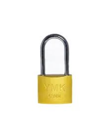 YMK Eko Sarı Boyalı Uzun Kancalı Asma Kilit 32mm