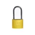 YMK Eko Sarı Boyalı Uzun Kancalı Asma Kilit 50mm