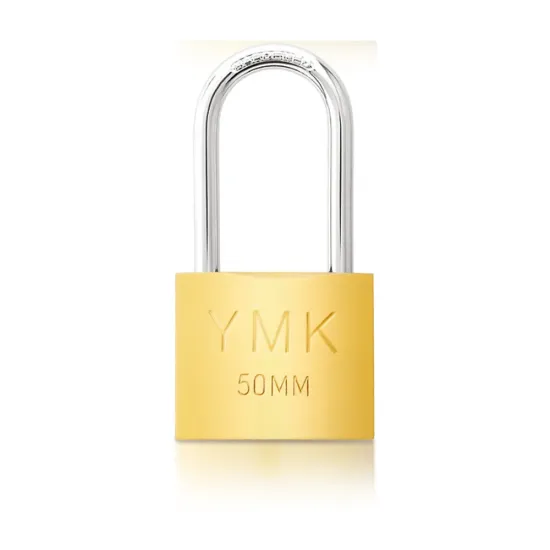 YMK Eko Sarı Boyalı Uzun Kancalı Asma Kilit 50mm YMK Eko Sarı Boyalı Uzun Kancalı Asma Kilit 50mm