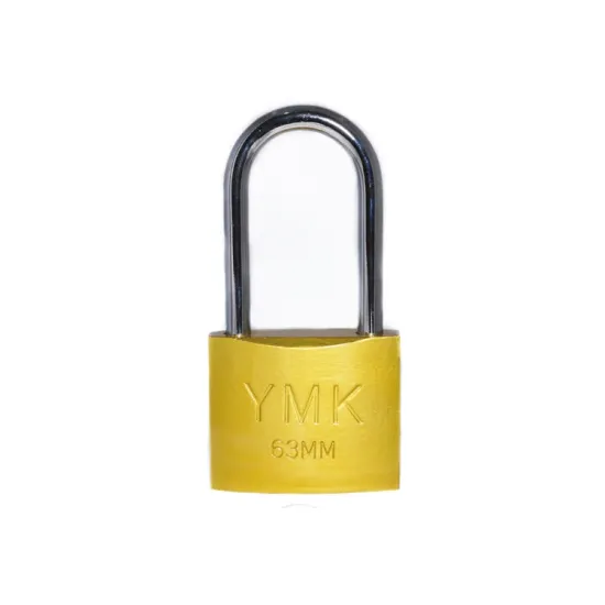 YMK Eko Sarı Boyalı Uzun Kancalı Asma Kilit 25mm YMK Eko Sarı Boyalı Uzun Kancalı Asma Kilit 25mm