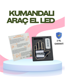 Yüksek Görünürlüklü Otomobil Jest Işığı – 3 Modlu LED Arka Cam Aksesuarı, Pratik ve Eğlenceli