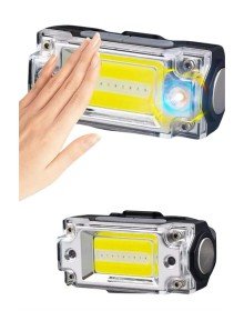 Yüksek Işıklı Şarjlı ve Sensörlü LED Kafa Lambası Kamp Lambası