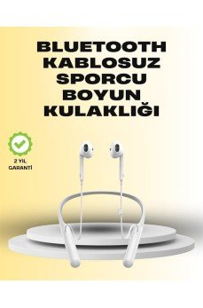 Yüksek Kapasiteli Pil Destekli Boyun Askılı Kulaklık – 100 Saat Dayanıklı
