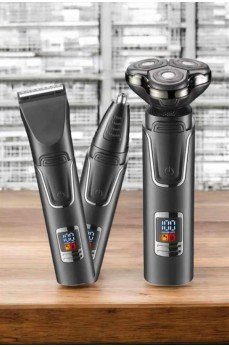 Yüksek Performanslı 3 Başlıklı Profesyonel Tıraş Makinesi