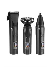 Yüksek Performanslı 3 Başlıklı Profesyonel Şarjlı Islak ve Kuru Kullanıma Uygun