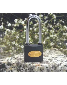 Yuma Gri Döküm Uzun Kancalı Asma Kilit 38mm