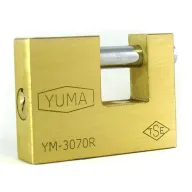 Yuma Kayar Milli Pirinç Asma Kilit 68 mm - Yeni Tip