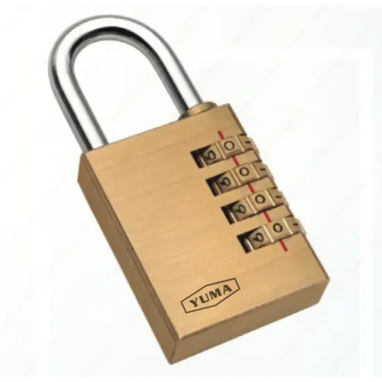 Yuma Pirinç Şifreli Asma Kilit - 3 Basamaklı 20mm