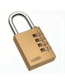 Yuma Pirinç Şifreli Asma Kilit - 3 Basamaklı 25mm
