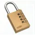 Yuma Pirinç Şifreli Asma Kilit - 3 Basamaklı 30mm