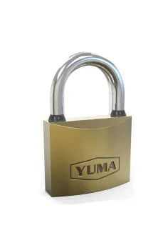 Yuma Sarı Kaplama Döküm Kısa Asma Kilit 32mm