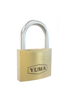 Yuma Türk Malı Pirinç Kısa Asma Kilit 40 mm