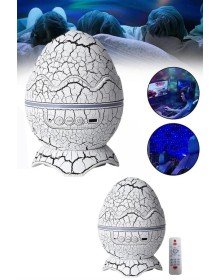 Yumurta Görünümlü Masa ve Gece Lambası Renk Değiştirebilen Projektör