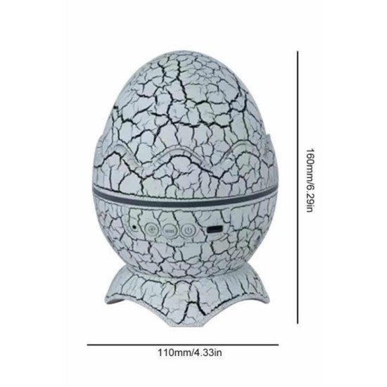 Yumurta Görünümlü Masa ve Gece Lambası Renk Değiştirebilen Projektör