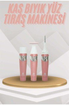 Yüz Kaş ve Tüm Vücut Epilasyon Aleti 3 Başlıklı Hassas Ciltlere Uygun Epilatör