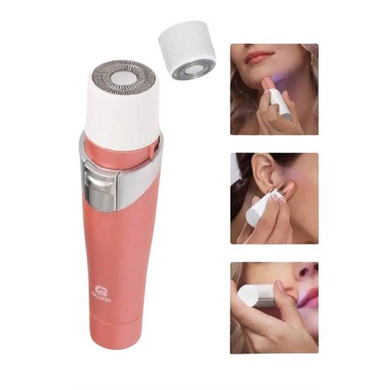 Yüz Kaş ve Tüm Vücut Epilasyon Aleti 3 Başlıklı Hassas Ciltlere Uygun Epilatör