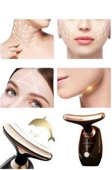 Yüz Masaj Aleti Boyun ve Yüz EMS Güzellik Cihazı Cilt Sıkılaştırma Cilt Gençleştirme Cihazı