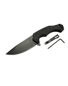 Zero Error 7-12 Black Çakı 22 cm Manuel, Kemerlikli