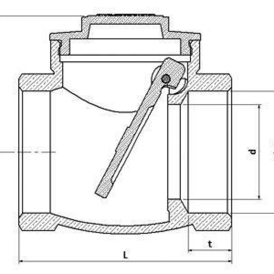 1 1/2 Shaker Check Valve Solid Brass 1 1/2 Shaker Check Valve Solid Brass