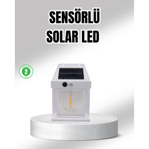 Solar Powered Outdoor Sensor Wall Lamp IP65 Waterproof