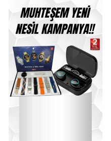 Cheap Quality New Generation Smart Watch with 7 Bands and Wireless Bluetooth Headset ANC Feature