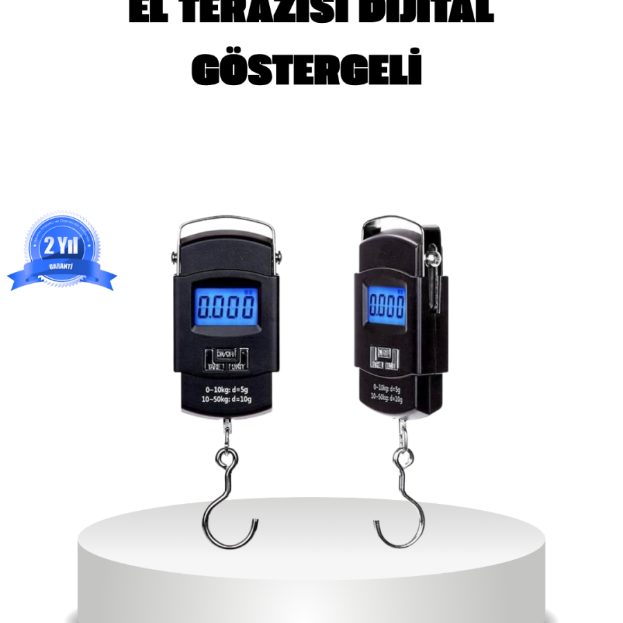 Digital Hand Scale – Portable Precision Scale with 50 Kg Carrying Capacity