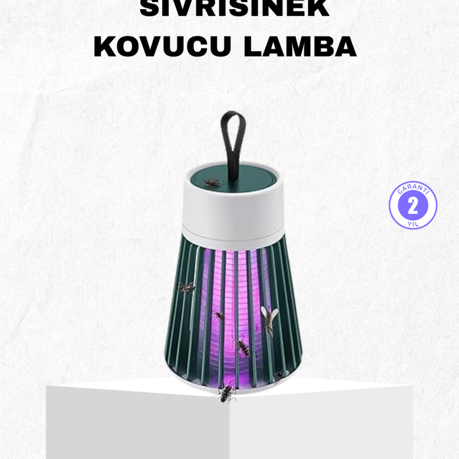 Rechargeable Purple Light Mosquito Killer Lamp – Quiet and Chemical-Free