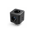Surge Protected Cube Socket with 3 Socket Inputs and 3 USB Charging Features