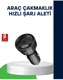 55W Fast Car Charger Quick Charge 3.0 and PD Supported