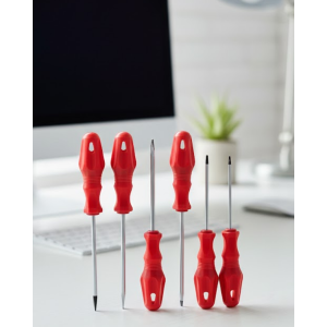 7-Piece Screwdriver Set Flat and Phillips Head Multi-Purpose Use