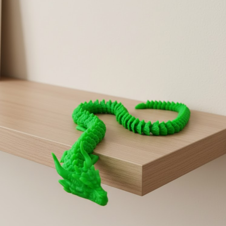 GREEN MOVING DRAGON