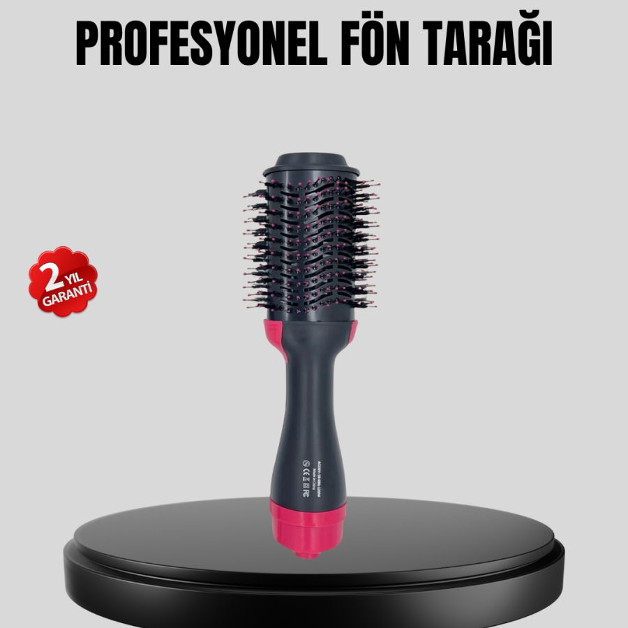 220°C Professional Blow Dry Comb – Negative Ion Technology, 3 Heat Levels, 1200W