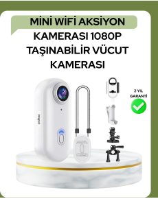 1080P WiFi Sports Camera Waterproof Mini Action Camera