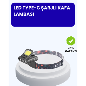800 Lumen LED Head Lamp COB and XPE Led Type C Adjustable with Rechargeable
