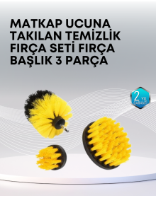 3-Piece Drill Bit Cleaning Brush Set Multi-Purpose