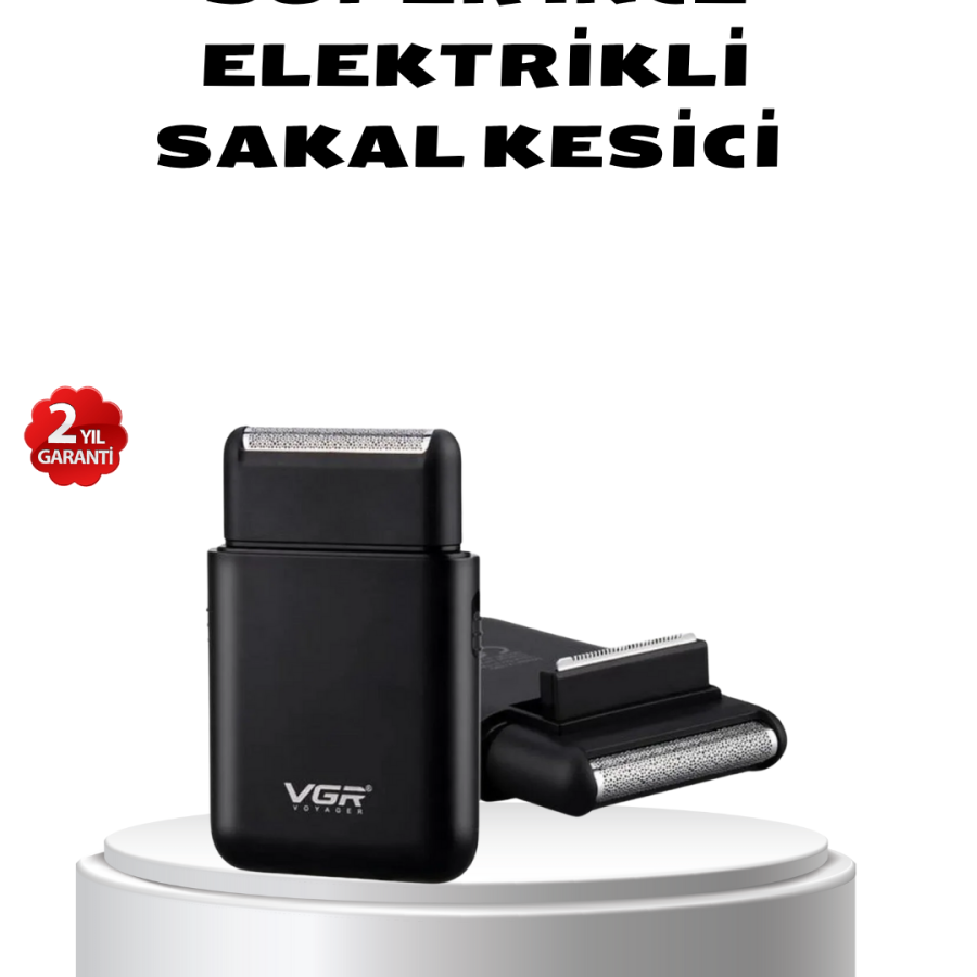 Electric Shaver Double Head Ultra Thin Design