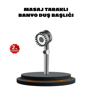 High Pressure Shower Head with Massage Tip Spa Effect