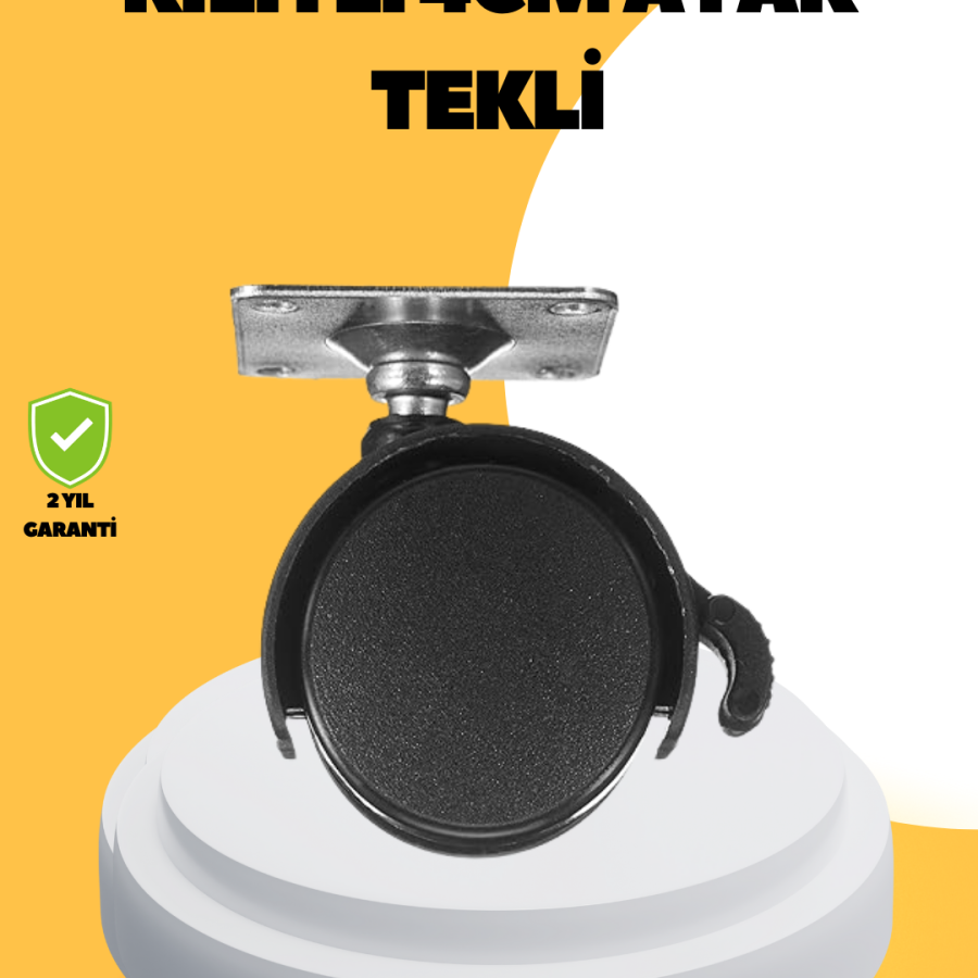 4 cm Locking Furniture Wheel Single Silent and Durable