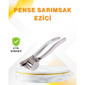 Metal Garlic Crusher Ergonomic Grip and Powerful Pressing