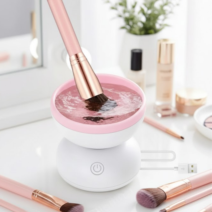 Electric Makeup Brush Cleaner USB Powered Automatic Brush Washing Machine