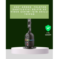 360° Smart Gimbal with Face Tracking Compatible with Phone and Action Camera