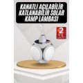 Camping Lamp Solar Powered Solar 5 Blades Folding Lamp Caravan Camping Lamp Solar Powered Solar 5 Blades Folding Lamp Caravan
